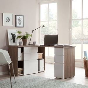 Maja Moebel, home24 Eck-Schreibtisch Samiera I, 