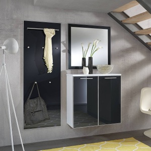 Voss, home24 Spiegel Alavere, Novel WANDSPIEGEL 80/77/2 cm , Santina , Glas, Holzwerkstoff , 80x77x2 cm , rückseitig lackiert,Nachbildung , senkrecht und waagrecht montierbar, In verschiedenen Grössen erhältlich , 001529004040