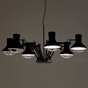 Kare Design, home24 Pendelleuchte Spider, Hängeleuchte Spider Multi 6er