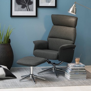 Fredriks, home24 Sessel Dingle (mit Hocker), AC Design Sessel »Alura«