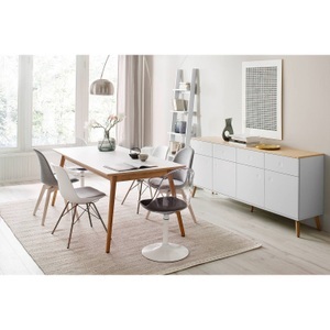 Tenzo, home24 Sideboard Dot II, Lomoco - Sideboard DOT - weiss - Holzwerkstoff - 192/43/86 cm