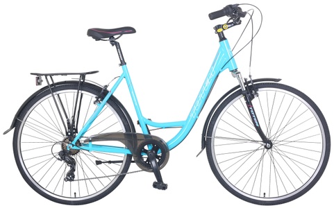 V - Velos, Citybike Damen GILLIAN, Citybike Damen Velo GILLIAN blau