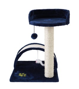 Ruby, Katzenkratzbaum klein 50 cm dunkelblau, Katzenbaum FINDUS 50 cm dunkelblau