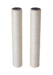 R - cat trees, Kratzbaum Stamm im Doppelpack 6.8 x 32 cm, Katzenbaum Stamm 2er Set 6.8 x 32 cm
