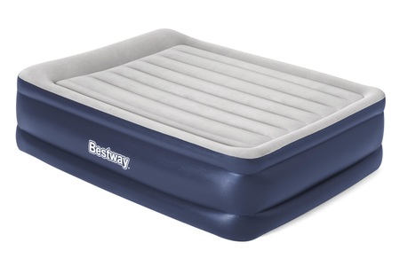 Bestway, Luftbett Tritech Queen selbstaufblasend (203 x 152 cm), Luftbett Tritech Queen selbstaufblasend 203 x 152 x 56 cm