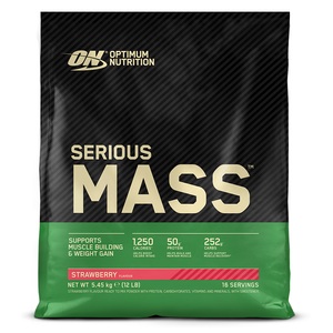 Optimum Nutrition, Optimum Nutrition Massa Grave 5000 gr (Sport , Massa muscolare , Ma..., Serious Mass - 5450g - Erdbeere