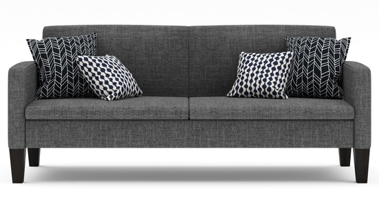 Eric Axis, Sofa BJÖRN 3er grau, Sofa BJÖRN 3-Sitzer grau