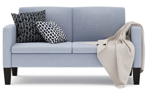 Eric Axis, Sofa SVEN 2er blau, Sofa SVEN 2-Sitzer blau