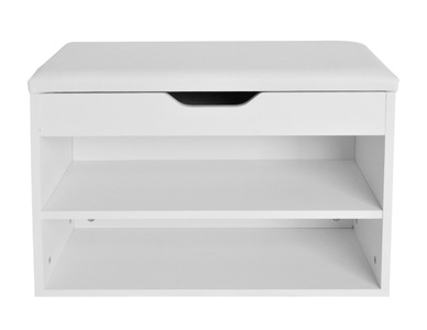 Ruby, Schuhbank 60 x 30 x 41 cm, Schuhbank 60 x 30 x 41 cm weiss