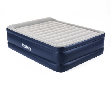 Bestway, Luftbett Tritech Queen selbstaufblasend (203 x 152 x 61 cm), Luftbett Tritech Queen selbstaufblasend 203 x 152 x 61 cm