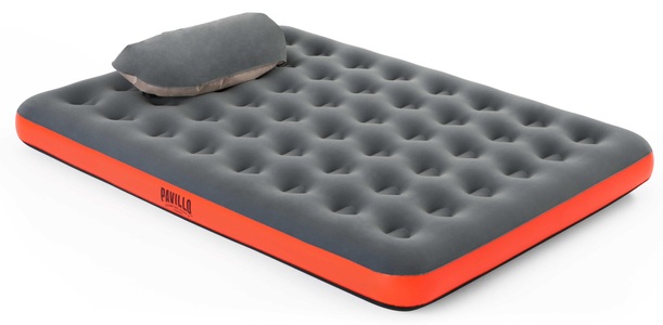 Bestway, Bestway Pavillo Roll & Relax Airbed Queen Luftbett / Gästebett, Bestway, Unsere Neuheiten, Bestway Pavillo Luftbett mit Kissenpumpe Roll & Relax 203x152x22cm, Produkte & Wohnen