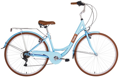 V - Velos, Citybike Damen BLUE CANDY, Citybike Damen Velo CANDY hellblau