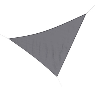 Jessica Netting, Sonnensegel Polyester 3 x 3 x 3 m grau, Sonnensegel Polyester Dreieck 3 x 3 x 3 m anthrazit