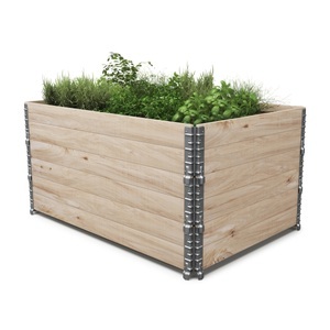 Paletten, Faltrahmen für Hochbeet 3er Set, Faltrahmen für Hochbeet Holz 120 x 80 x 20 cm 3er Set