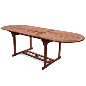 Dora, Bürostuhl Chefsessel, Gartentisch Holz LISSABON ausziehbar 180 - 240 cm