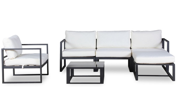 Feier, Lounge KASSANDRA beige, Lounge KASSANDRA hellgrau