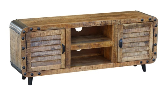 Pat Tische, TV Möbel Vintage HARRIS, TV Möbel Holz Vintage HARRIS