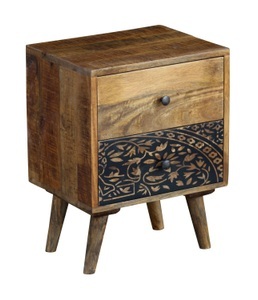 Pat Tische, Nachttisch Vintage AUSTIN, Nachttisch Holz Vintage AUSTIN