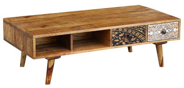 Pat Tische, Beistelltisch Vintage ERIC, Beistelltisch Holz Vintage ERIC