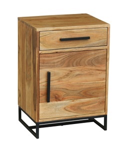 Pat Möbel, Nachttisch HILLA 45 x 65 cm, Nachttisch Holz HILLA 45 x 65 cm