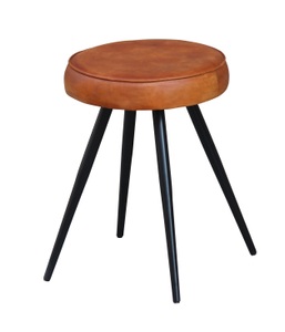 Pat Möbel, Hocker Vintage ANOUK, Hocker Leder Vintage ANOUK