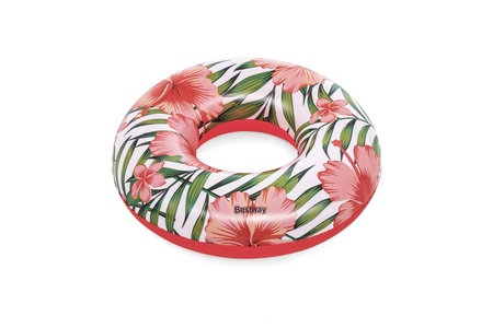 Bestway, Bestway Tropical Ring Luftmatratze, Schwimmring Tropical Palms 106 cm