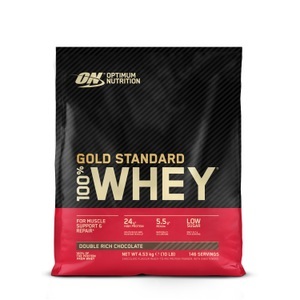 Optimum Nutrition, Optimum Nutrition - 100% Whey Gold Standard Chocolate Double Rich 10lb - 4500 g, Optimum Nutrition Gold Standard 100% Whey Schokolade 4530 g