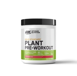 Protein, Optimum Nutrition Gold Standard Plant Pre-Workout Strawberry 240g, Gold Standard Plant Pre-Workout - 240g - Strawberry