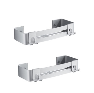 undefined, Duschablage 2er Set silber