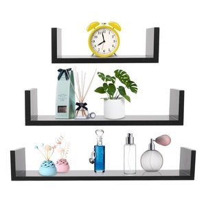 undefined, Wandregal PINA 3er Set schwarz, Wandregal PINA 3er Set schwarz
