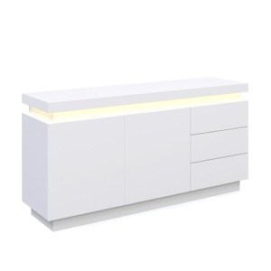 undefined, Sideboard LED ELVIO weiss, 