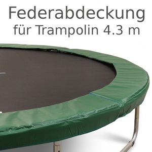 Jerry, Federabdeckung für 4.3 m Trampolin, Federabdeckung für 4.3 m Trampolin grün