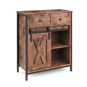 undefined, Kommode Vintage mit 2 Schubladen BONITA 70 x 80 cm, 