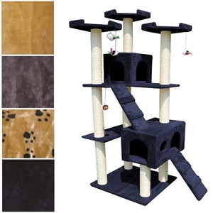 R - cat trees, Katzenbaum 182 cm blau, Katzenbaum MIRO 182 cm blau