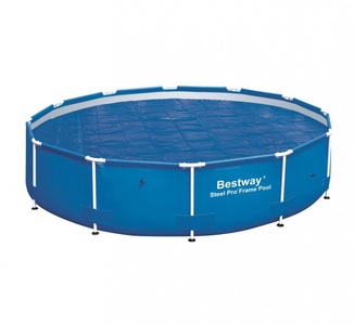 Bestway, Solar Abdeckung für Pool 366 cm, Solar Poolabdeckung rund 356 cm