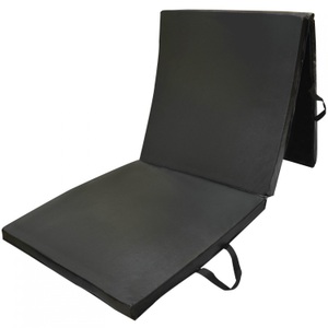 Jaden, Gymnastikmatte faltbar schwarz, Gymnastikmatte faltbar 180 x 60 cm schwarz