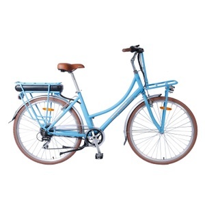 V - E-Bikes, E-Bike City Damenvelo Elektrovelo BETTY blau, E-Bike City BETTY blau