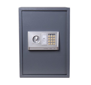 Dora, Elektronischer Tresor grau, Tresor elektronisch 35 x 52 x 36 cm