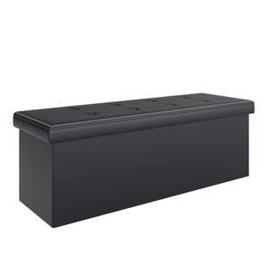 undefined, Sitzbank Leder QUINN schwarz, 