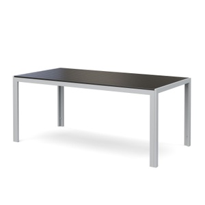 Chen Poly, Tisch Polywood 180x90 cm anthrazit, Gartentisch ENZI 180 x 90 cm anthrazit