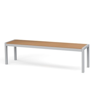 Chen Poly, Bank Polywood 165 cm braun, Gartenbank ZILO 165 cm braun