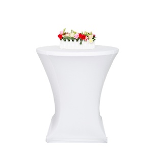 Ruby, Tischdecke für Bistrotische 60-65 cm weiss, Tischdecke für Bistrotische 60 - 65 cm weiss
