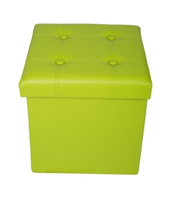 Ruby, Sitzwürfel Ben grün, Sitzwürfel Leder BEN grün