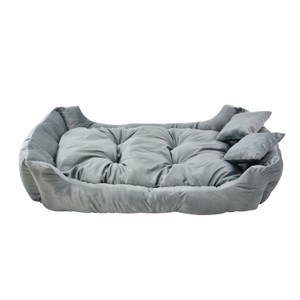 R - Teddys, Katzenbett grau, 