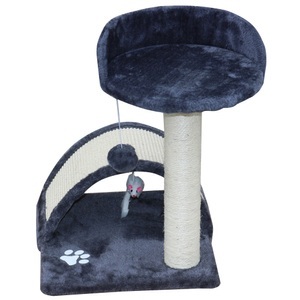 R - cat trees, Katzenkratzbaum klein 50 cm grau, Katzenbaum FINDUS 50 cm anthrazit