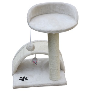 R - cat trees, Katzenkratzbaum klein 50 cm beige, Katzenbaum FINDUS 50 cm beige
