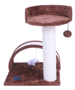 R - cat trees, Katzenkratzbaum klein 50 cm braun, Katzenbaum FINDUS 50 cm braun