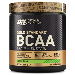 Protein, Optimum Nutrition BCAA Pulver 266g Apple & Pear, Gold Standard BCAA Train&Sustain - 266g - Apfel-Birne