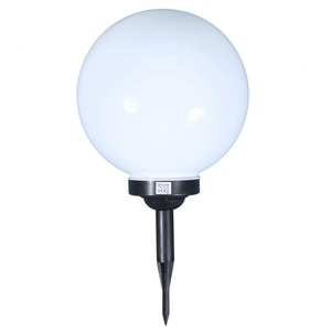 R - Saisonale Items, Solarlampe rund 40 cm, LED Solarlampe rund 40 cm