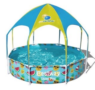 BEST WAY, BEST WAY Pool SPLASH-IN-SHADE 244 cm, Bestway Kinderpool Splash-in-Shade 244 x 51 cm